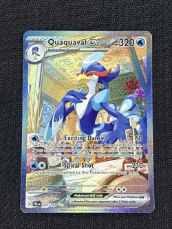 Pokemon TCG Quaquaval ex Special Illustration Rare SV02: Paldea Evolved 260/193 - Image 1