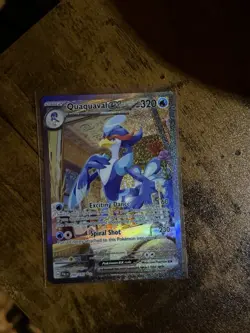 Pokemon TCG Quaquaval EX Holo Card 260/193 Sv02 Paldea Evolved - Image 1