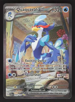 Quaquaval ex 260/193 Pokemon TCG SV02: Paldea Evolved NM - Image 1