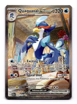 Quaquaval ex - 260/193 Special Illustration Rare Pokemon TCG Paldea Evolved NM - Image 1