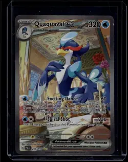 Pokemon TCG Quaquaval ex 260/193 Paldea Evolved Special Illustration NM - Image 1