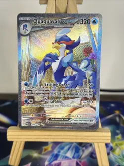 Pokemon TCG Quaquaval EX Full Art Paldea Evolved Card 260/193 - Image 1