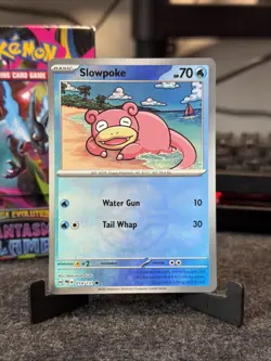 Slowpoke 18/131 Pokemon TCG Prismatic Evolution Master Ball Reverse Holo Foil NM - Image 1