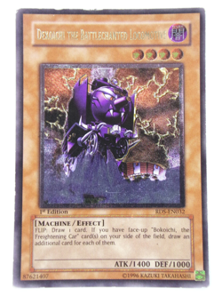 Yugioh! Dekoichi The Battlechanted Locomotive RDS-EN032 Ultimate Rare 1st Ed /HP - Image 1