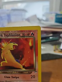 Pokemon TCG Dark Typhlosion Neo Destiny Holo Card 1st Edition 10/105 - Image 3