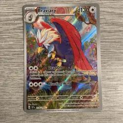 Braviary 214/191 - Illustration Rare Surging Sparks Pokemon Card - Near Mint - Image 1