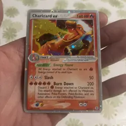 2004 Pokemon EX Fire Red & Leaf Green Charizard EX Holo Foil Rare 105/112 - Image 1