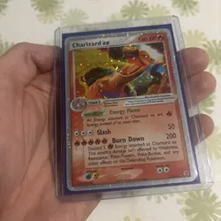2004 Pokemon EX Fire Red & Leaf Green Charizard EX Holo Foil Rare 105/112 - Image 3
