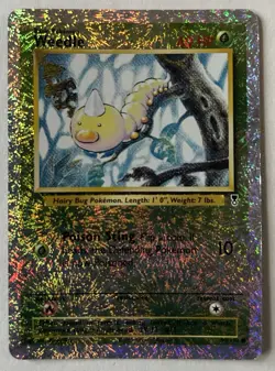 Pokemon TCG Legendary Collection Weedle 93/106 Reverse Holo - MP - Image 2