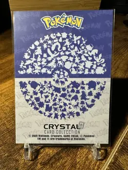 2025 Pokemon Crystal Card Collection #007 Squirtle Black Dark Edition Box Hit - Image 5