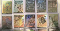 Magic the Gathering Lord of the Rings Complete Borderless Poster Card Set- Foil - Image 2
