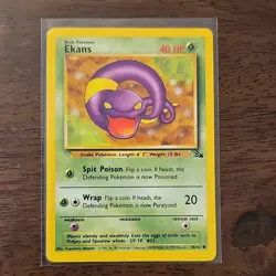 Pokemon TCG 1999 Lot Oddish Grimer Ekans Arbok Tangela 6 Cards English Japanese - Image 5