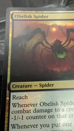 Obelisk Spider Hour of Devastation Foil Magic Card FOIL - Image 2