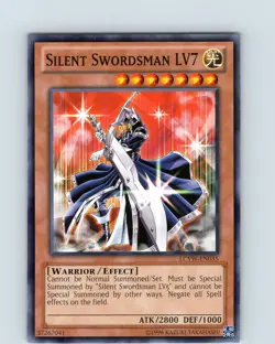 Yu-Gi-Oh TCG Silent Swordsman LV7 LCYW-EN035 Unlimited Regular Common Card NM - Image 1
