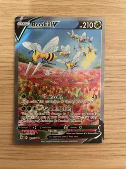 Pokemon Beedrill v Alt Art 161/189 Astral Radiance Card Mint Condition - Image 1