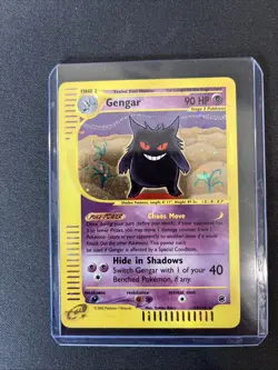 Pokemon Gengar TCG Expedition Base Set Holo Rare Card 13/165 - Image 1