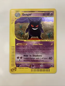 Pokemon Gengar TCG Expedition Base Set Holo Rare Card 13/165 - Image 3
