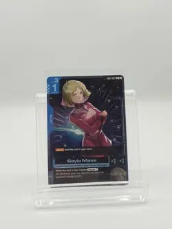 Gundam Card Game Sayla Mass GD01-087 Tournament Participation Promo Alt Art - Image 1