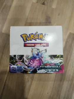 Pokemon Scarlet & Violet Temporal Forces Booster Box Sealed - Image 1