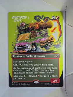 Howlsquad Heavy (Borderless) - R342 - MTG - Aetherdrift (DFT) - Image 1