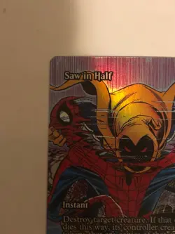 magic the gathering Spider-Man’s Saw in Half Borderless Foil Near Mint - Image 3