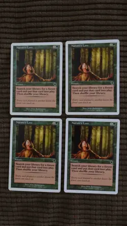 Magic: the Gathering / MtG Nature's Lore x4 Ice Age - Image 1