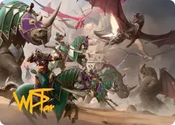 United Battlefront (5/54) - Tarkir: Dragonstorm - Art Series Gold Signature - Image 1