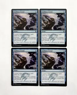 MTG MAGIC THE GATHERING 4X STUBBORN DENIAL INSTANT KHANS OF TARKIR ♨ - Image 1