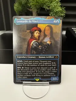 Leonardo da Vinci (Borderless) Universes Beyond: Assassin's Creed Foil - Image 1