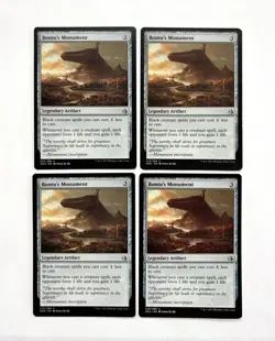 MTG MAGIC THE GATHERING 4X BONTU'S MONUMENT LEGENDARY ARTIFACT AMONKHET ♨ - Image 1