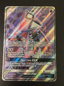 Pokemon TCG Guardians Rising Tapu Lele GX 137/145 Full Art Ultra Rare - Image 1