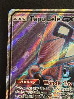 Pokemon TCG Guardians Rising Tapu Lele GX 137/145 Full Art Ultra Rare - Image 2