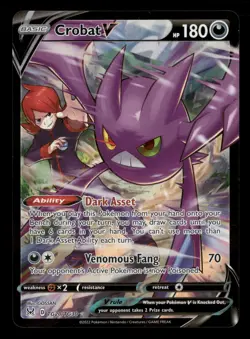 Crobat V - TG20/TG30 - Ultra Rare - Lost Origin - Pokemon Card - NM/M - Image 1