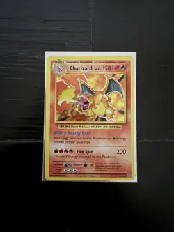 Pokemon 2016 XY Evolutions Rare Shiny Charizard Near Mint 11/108 TCG Card Game - Image 1