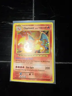 Pokemon 2016 XY Evolutions Rare Shiny Charizard Near Mint 11/108 TCG Card Game - Image 3