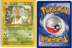 Beedrill 17/102 Rare Base Set Pokemon LP - Image 3