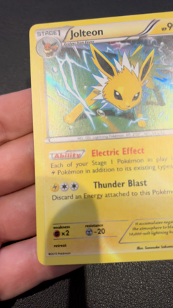 Jolteon 026/081 XY 1st Ed + Unli Holo Bandit Ring XY7 English + Japanese Pokemon - Image 2