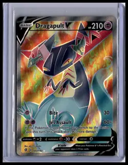 2020 Pokemon SWSH02: Rebel Clash Dragapult V (Full Art) #183/192 - Image 1