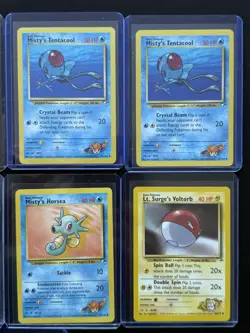 Vintage Pokemon TCG Card Lot - Gym Heroes - 12 Cards - First Edition WotC - Image 4