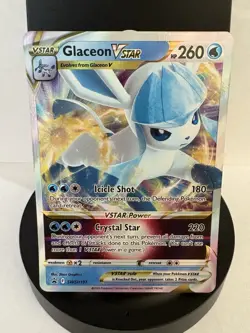 GLACEON VSTAR Pokemon Card SWSH197 Black Star Promo NM - Image 1
