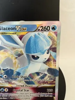 GLACEON VSTAR Pokemon Card SWSH197 Black Star Promo NM - Image 3