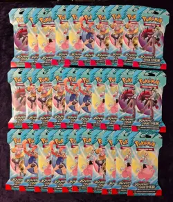 Lot of 30 - Pokemon TCG S & V: Journey Together - Booster Pack Sleeves FREE SHIP - Image 1