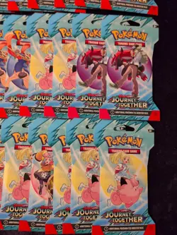 Lot of 30 - Pokemon TCG S & V: Journey Together - Booster Pack Sleeves FREE SHIP - Image 2