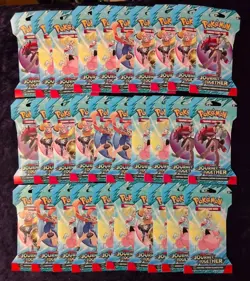 Lot of 30 - Pokemon TCG S & V: Journey Together - Booster Pack Sleeves FREE SHIP - Image 3