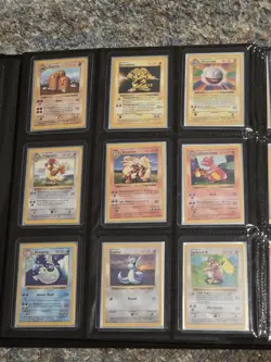 Pokemon 1999 Shadowless Base Set Com/UnCom Set (NM), + 7 Holos (LP) + Red Cheeks - Image 2