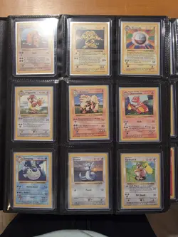 Pokemon 1999 Shadowless Base Set Com/UnCom Set (NM), + 7 Holos (LP) + Red Cheeks - Image 3