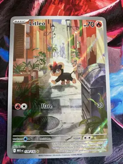 Pokemon TCG Litleo #139/132 Illustration Rare Mega Evolutions NM/M Condition - Image 1