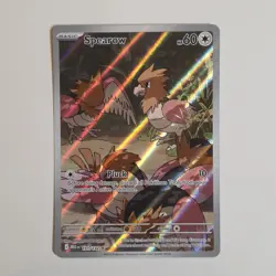 2025 Pokemon Spearow Full Art Holo Mega Evolutions #151/132 - Image 1