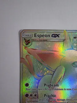 Espeon GX Sun & Moon Base Set 152/149 Pokemon Holo Secret Rare Rainbow - Image 2