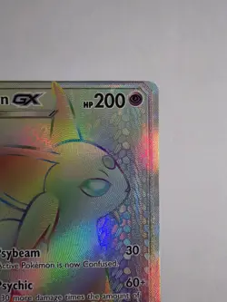 Espeon GX Sun & Moon Base Set 152/149 Pokemon Holo Secret Rare Rainbow - Image 3